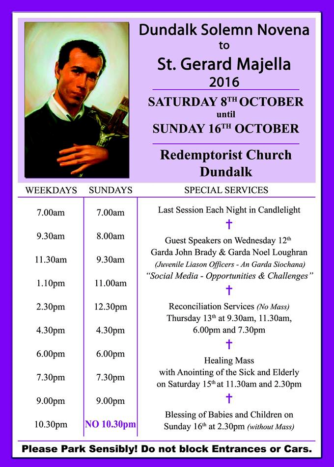 Dundalk Solemn Novena The Redemptorists